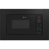 Neff HLAWG26S3 micro-onde Noir Micro-onde simple Intégré 20 L 800 W, Four à micro-ondes Intégré, Micro-onde simple, 20 L, 800 W, Écran integré, LED