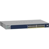 Netgear GS724TP-300EUS commutateur réseau Géré L2/L3/L4 Gigabit Ethernet (10/100/1000) Connexion Ethernet, supportant l'alimentation via ce port (PoE) Bleu, Switch Bleu, Géré, L2/L3/L4, Gigabit Ethernet (10/100/1000), Full duplex, Connexion Ethernet, supportant l'alimentation via ce port (PoE), Grille de montage