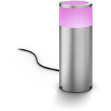 Philips Hue Lampe à plinthe White & Color Ambiance Calla, Lumière LED Argent