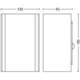 Philips Hue White & Color Ambiance Resonate Applique extérieure, Lumière LED Argent
