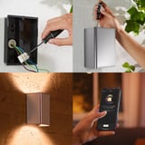 Philips Hue White & Color Ambiance Resonate Applique extérieure, Lumière LED Argent