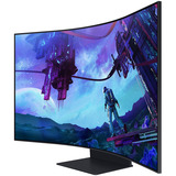 Samsung Odyssey Ark G97NC 55" 4K Ultra HD Moniteur gaming incurvé Noir, 1x DisplayPort, 3x HDMI, 1x USB-C, 2x USB-A, 1x RJ-45, 165 Hz, Wi-Fi 5, BT