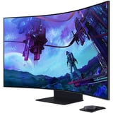 Samsung Odyssey Ark G97NC 55" 4K Ultra HD Moniteur gaming incurvé Noir, 1x DisplayPort, 3x HDMI, 1x USB-C, 2x USB-A, 1x RJ-45, 165 Hz, Wi-Fi 5, BT