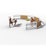 Schleich Pick-up et sa grande remorque équestre, Jeu véhicule Animal, 5 an(s), Multicolore