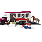 Schleich Pick-up et sa grande remorque équestre, Jeu véhicule Animal, 5 an(s), Multicolore