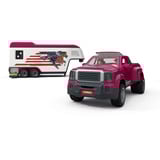 Schleich Pick-up et sa grande remorque équestre, Jeu véhicule Animal, 5 an(s), Multicolore