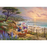 Schmidt Spiele Thomas Kinkade Studios : Disney - Donald et Daisy Une après-midi de canard, Puzzle 