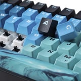 Sharkoon SKILLER SGK50 S3 Ultimate Rev2, bundle Turquoise/Bleu, Layout DE, Sharkoon Linéaire