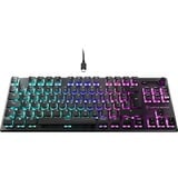 Turtle Beach Clavier gaming PC TITAN Switch mécanique linéaire sans pavé numérique Vulcan TKL avec éclairage RGB AIMO par touche, plaque supérieure en aluminium anodisé et câble USB-C amovible - Noir Noir, Layout DE, Roccat Titan Speed, plaque supérieure en aluminium anodisé et câble USB-C amovible - Noir, Avec fil, USB, Clavier mécanique, QWERTZ, LED RGB, Noir