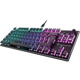 Turtle Beach Clavier gaming PC TITAN Switch mécanique linéaire sans pavé numérique Vulcan TKL avec éclairage RGB AIMO par touche, plaque supérieure en aluminium anodisé et câble USB-C amovible - Noir Noir, Layout DE, Roccat Titan Speed, plaque supérieure en aluminium anodisé et câble USB-C amovible - Noir, Avec fil, USB, Clavier mécanique, QWERTZ, LED RGB, Noir