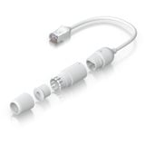 Ubiquiti Câble de rallonge Easy Cable Cat.6a F/UTP, lot de 2, Câble d'extension Blanc