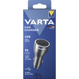 VARTA Chargeur voiture KFZ, USB-A + USB-C, 45 watts Noir
