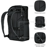 Wenger UrbanOne Roll-Top, Sac à dos Noir