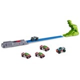 ZURU Metal Machines - Set de jeu Attaque de crocodile Piste de course + voiture, Circuit 