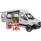 bruder MB Sprinter Camper avec conducteur, Modèle réduit de voiture Blanc/Noir, 02672