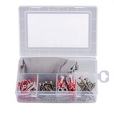 fischer Aides pratiques Jardin & Maison, Cheville Gris clair/Rouge