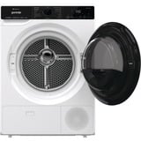 gorenje DPNA83W sèche-linge Pose libre Charge avant 8 kg Noir, Blanc, Sèche-linge pompe à chaleur à condensation Blanc/Noir, Pose libre, Charge avant, Pompe à chaleur, Noir, Blanc, Rotatif, Tactile, Noir