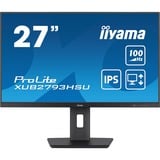 iiyama ProLite XUB2793HSU-B7 écran plat de PC 68,6 cm (27") 1920 x 1080 pixels Full HD LED Noir Moniteur  Noir (Mat), 68,6 cm (27"), 1920 x 1080 pixels, Full HD, LED, 1 ms, Noir