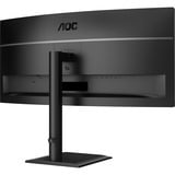 AOC CU34E4CV 34" Moniteur UltraWide incurvé Noir, 1x DisplayPort, 2x HDMI, 1x USB-C, 4x USB-A, 1x RJ-45, 120 Hz