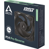 ARCTIC ARCTIC P14 Pro Reverse ventilateur de boîtier Noir, 140 x 140 x 30 mm, PWM, 140 x 140 x 30 mm, PWM