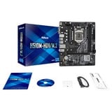 ASRock H510M-HDV/M.2 Intel H510 LGA 1200 micro ATX carte mère socket 1200 Intel, LGA 1200, Intel® Core™ i3, Intel® Core™ i5, Intel® Core™ i7, Intel® Core™ i9, DDR4-SDRAM, 64 Go, DIMM