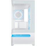 ASUS PRIME AP202 ARGB Midi Tower Blanc, boîtier pc Blanc | 2x USB-A | 1x USB-C | RGB | Window