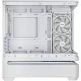 ASUS PRIME AP202 ARGB Midi Tower Blanc, boîtier pc Blanc | 2x USB-A | 1x USB-C | RGB | Window