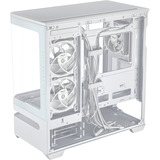 ASUS PRIME AP202 ARGB Midi Tower Blanc, boîtier pc Blanc | 2x USB-A | 1x USB-C | RGB | Window