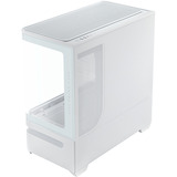 ASUS PRIME AP202 ARGB Mini Tower Blanc boîtier midi tower Blanc | 2x USB-A | 1x USB-C | RGB | Window