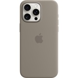 Apple Coque en silicone avec MagSafe pour iPhone 15 Pro Max, Housse/Étui smartphone Marron