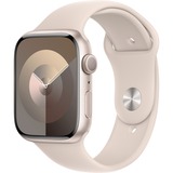 Apple Series 9, Smartwatch Argent/Beige clair