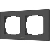 Aqara Cadre d'interrupteur H2 EU (2-Gang), Cadre de montage Gris
