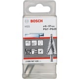 Bosch Foret étagé HSS, Ø 6mm - Ø 37mm, PG7 - PG29, Perceuse 