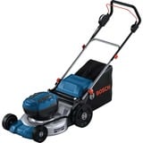 Bosch GRA 18V2-46 Marcher derrière un tracteur tondeuse Batterie Noir, Bleu, Métallique, Tondeuse à gazon Bleu, Marcher derrière un tracteur tondeuse, 46 cm, 3 cm, 7 cm, 60 L, Transmission intégrale