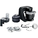 Bosch MUM59N26CB robot de cuisine 1000 W 3,9 L Noir Noir, 3,9 L, Noir, 2,7 kg, 1,9 kg, 1,1 m, EAC-Eurasian, Ukraine