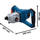 Bosch Malaxeur 2 vitesses GRW 140 Professional, Mélangeur Bleu