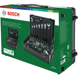 Bosch Set de mallette à outils roulante, 119 pièces, Set d'outils Noir
