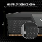 Corsair 32 Go DDR5-6200 Kit, Mémoire vive Noir, CMK32GX5M2E6200C36, Vengeance, XMP