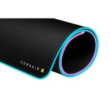 Corsair MM700 RGB, Tapis de souris gaming Noir, LED RGB