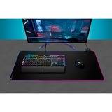 Corsair MM700 RGB, Tapis de souris gaming Noir, LED RGB