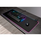 Corsair MM700 RGB, Tapis de souris gaming Noir, LED RGB
