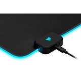 Corsair MM700 RGB, Tapis de souris gaming Noir, LED RGB