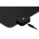 Corsair MM700 RGB, Tapis de souris gaming Noir, LED RGB