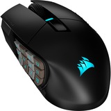 Corsair Scimitar Elite Wireless MMO, Souris gaming Noir, 100 - 26.000 dpi, USB 2.0 | 2,4 GHz | Bluetooth | RGB