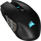 Corsair Scimitar Elite Wireless MMO, Souris gaming Noir, 100 - 26.000 dpi, USB 2.0 | 2,4 GHz | Bluetooth | RGB