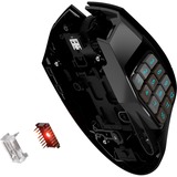 Corsair Scimitar Elite Wireless MMO, Souris gaming Noir, 100 - 26.000 dpi, USB 2.0 | 2,4 GHz | Bluetooth | RGB