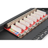 Digitus DN-91608S-SL-EA, Panneau de brassage Noir