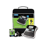 Dymo LabelManager ™ 210D QWERTZ Kitcase, Étiqueteuse Noir/Argent, QWERTZ, Transfert thermique, 180 x 180 DPI, 12 mm/sec, Noir, Gris