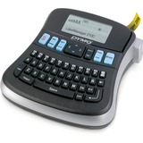 Dymo LabelManager ™ 210D QWERTZ Kitcase, Étiqueteuse Noir/Argent, QWERTZ, Transfert thermique, 180 x 180 DPI, 12 mm/sec, Noir, Gris