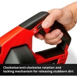 EINHELL Nettoyeur de tubes sur batterie TE-DA 18/760 Li, Appareil de nettoyage de tuyaux Rouge/Noir